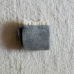 Chaussettes hautes macramé gentil coquelicot gris clair 