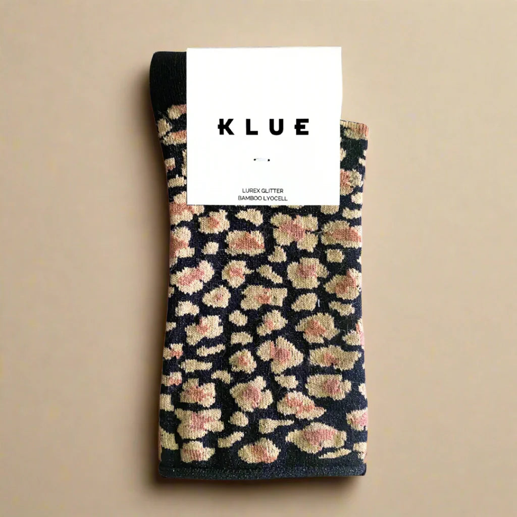 Chaussettes léopard ambre Klue 