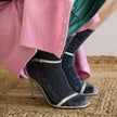 Chaussettes à paillettes grises Klue
