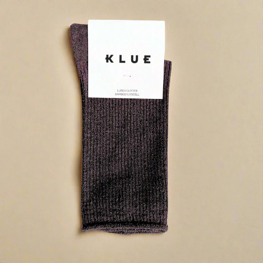Chaussettes à paillettes Klue Chocolat