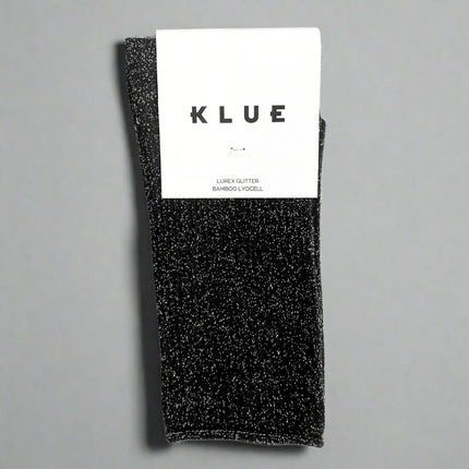 Chaussettes à paillettes noires Klue