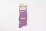 Chaussettes violette à paillette fabuleuse maman