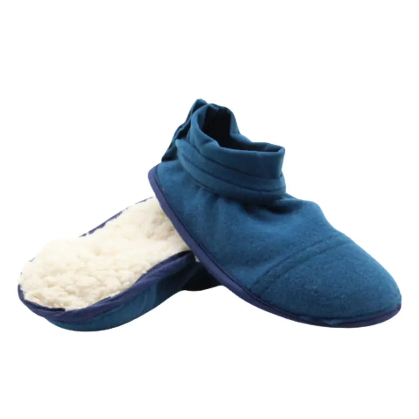 chaussons bleus