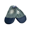 Chaussons velour vert