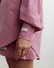 Chemise rayé rose les bonnes soeurs OVA