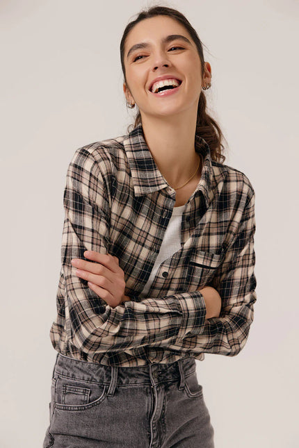 Chemise à carreaux 