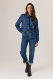 Chemise jean bleu