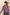 Chemisier fluide violet