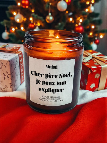 Bougie chère père Noël