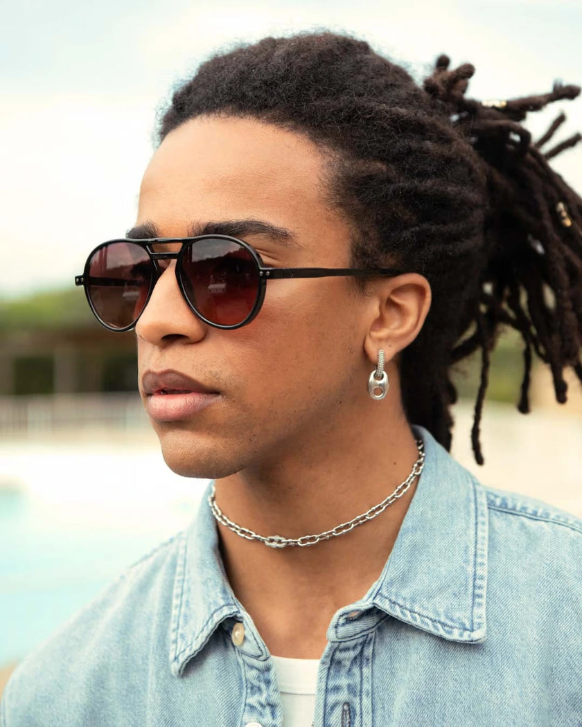 Lunette de soleil izipizi cliff black road