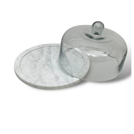 Cloche en marbre blanc