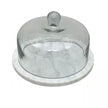 Cloche en marbre blanc