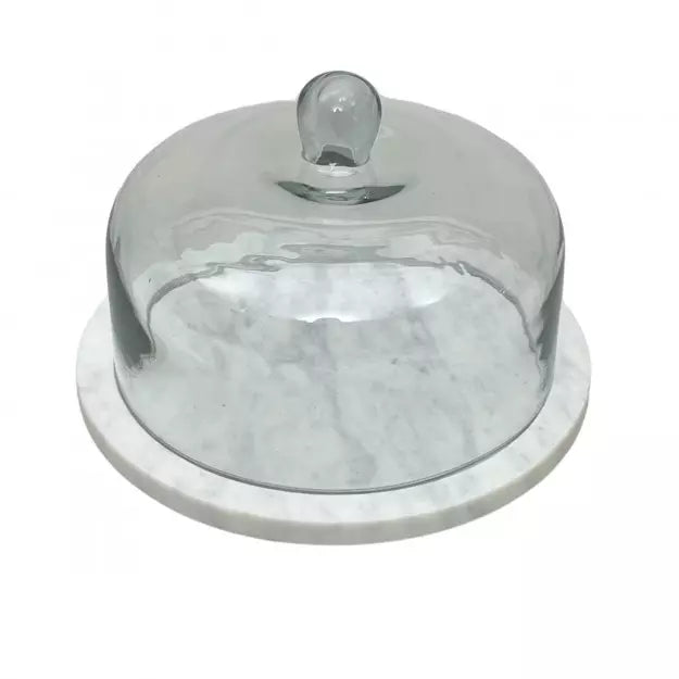 Cloche en marbre blanc