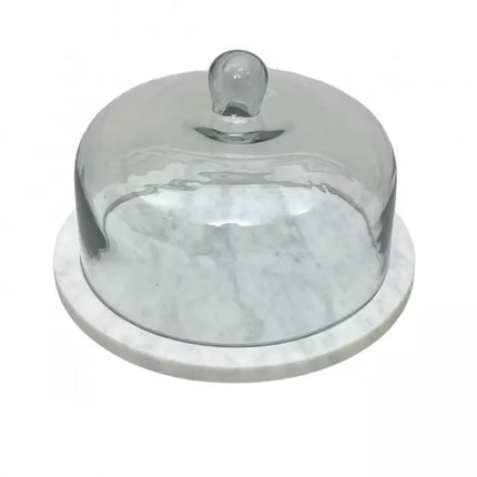 Cloche en marbre blanc