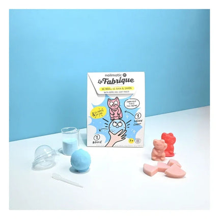 coffret la fabrique de savon et boule de bain