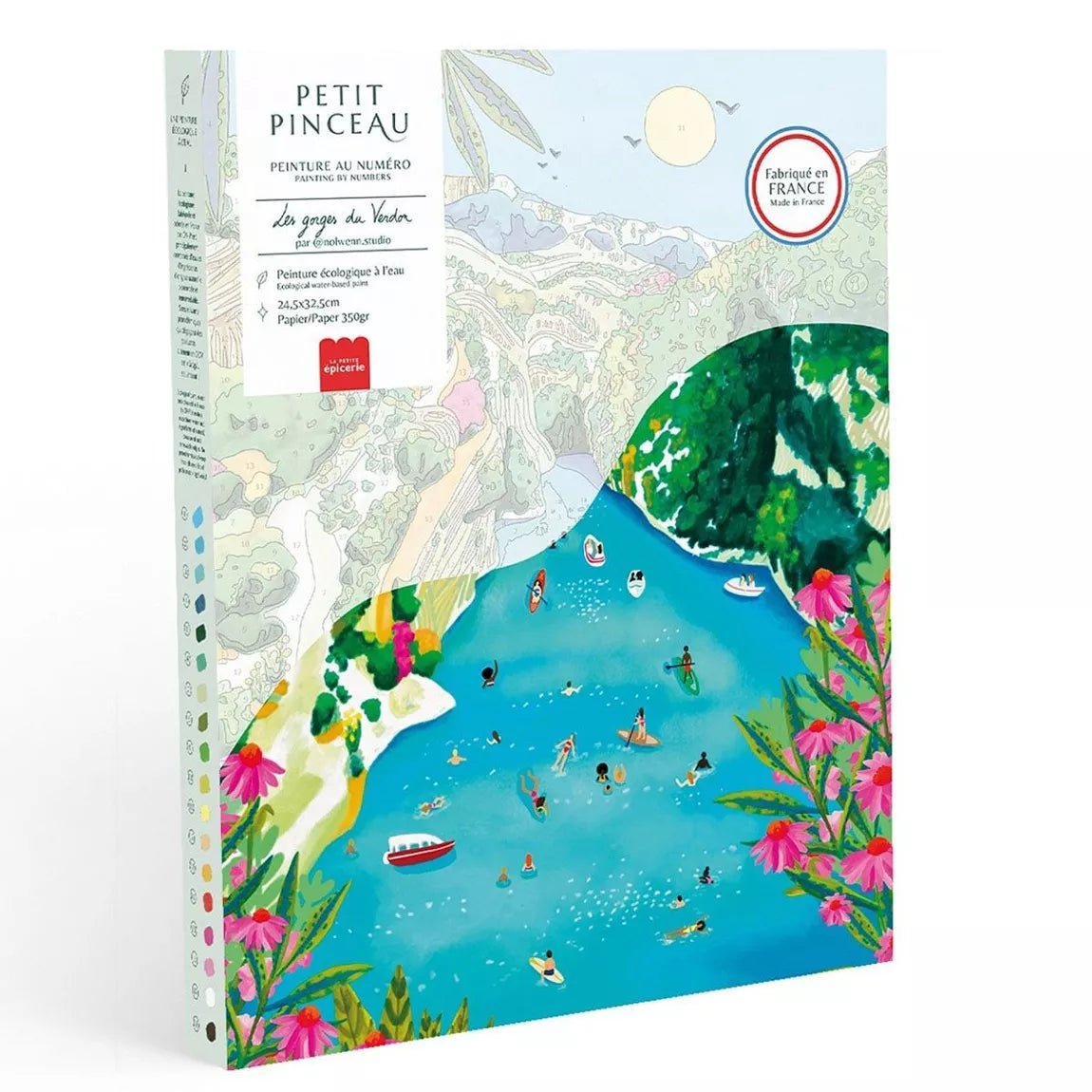 coffret peinture numero les gorges du verdon
