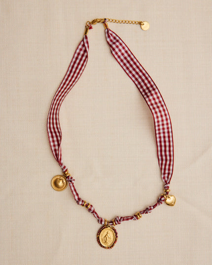 Collier Palas vichy necklace bronze