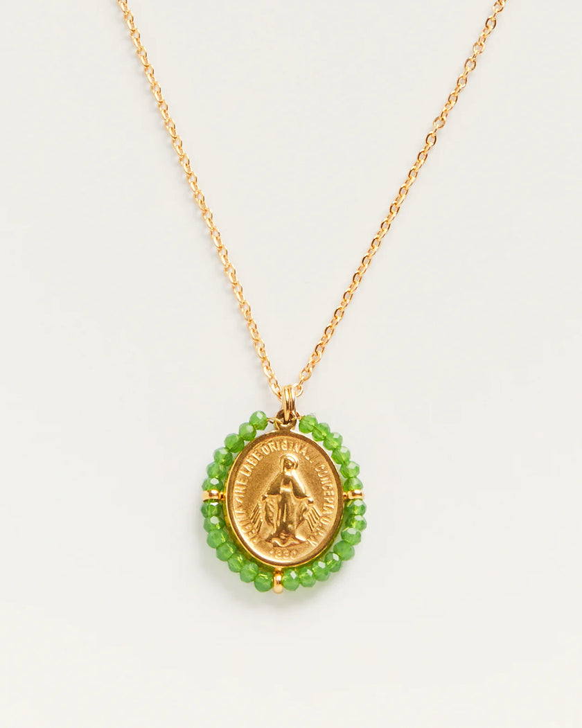 Collier santa Maria emerald green