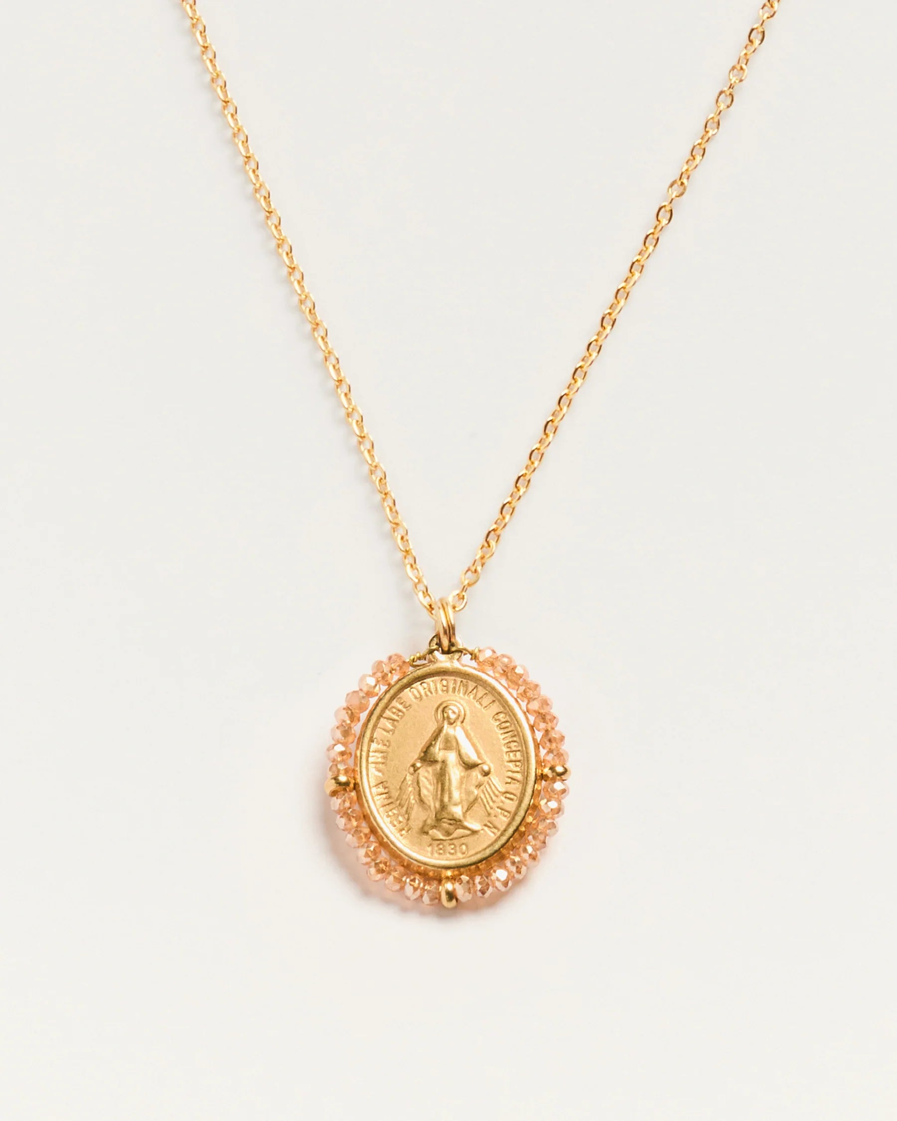 Collier santa maria Shiny Peach