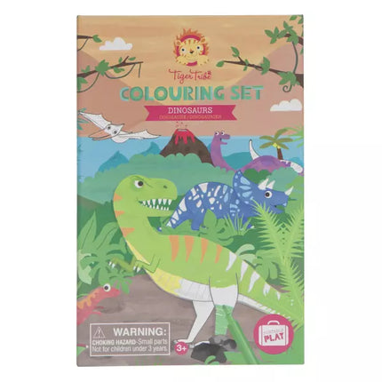 Coloriage Dinosaures Tiger Tribe