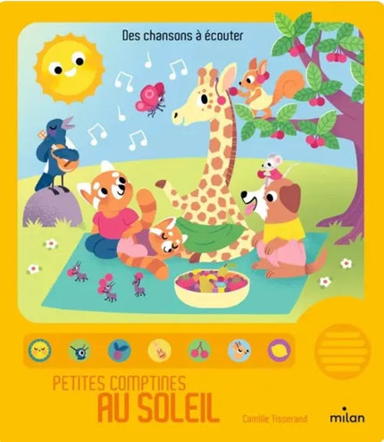 Livre sonore comptines du soleil