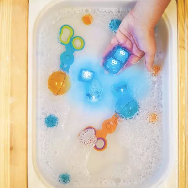 Cubes de bain lumineux