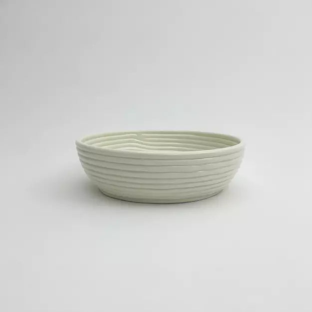 corbeille reliefs blanche