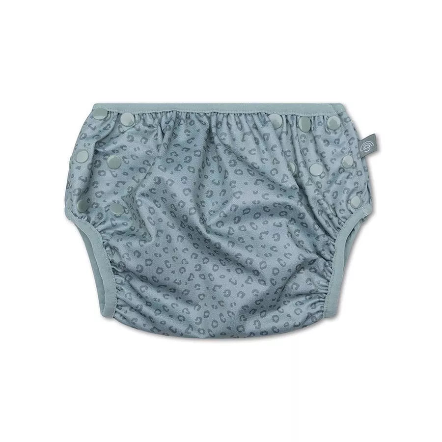 couche de natation leopard vert