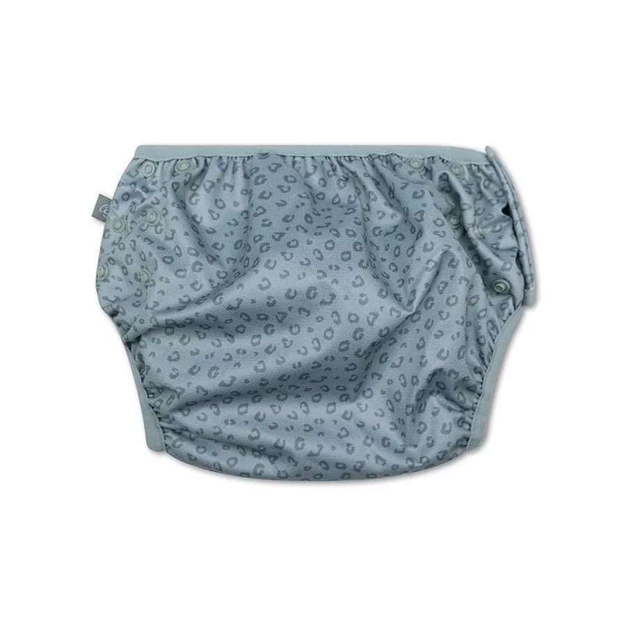 couche de natation leopard vert