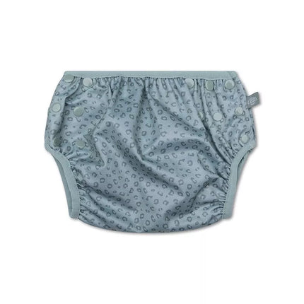 couche de natation leopard vert