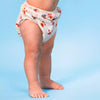couche de natation oh crab rouge et beige