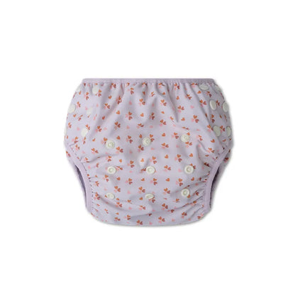 Couche de bain rose coeurs douillets swim essentials