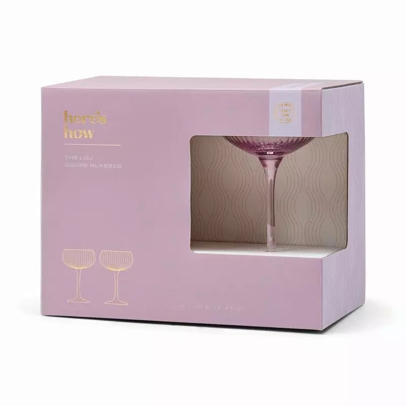 coupe de champagne lilac 