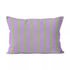 coussin raye lilas 40 x 60 cm