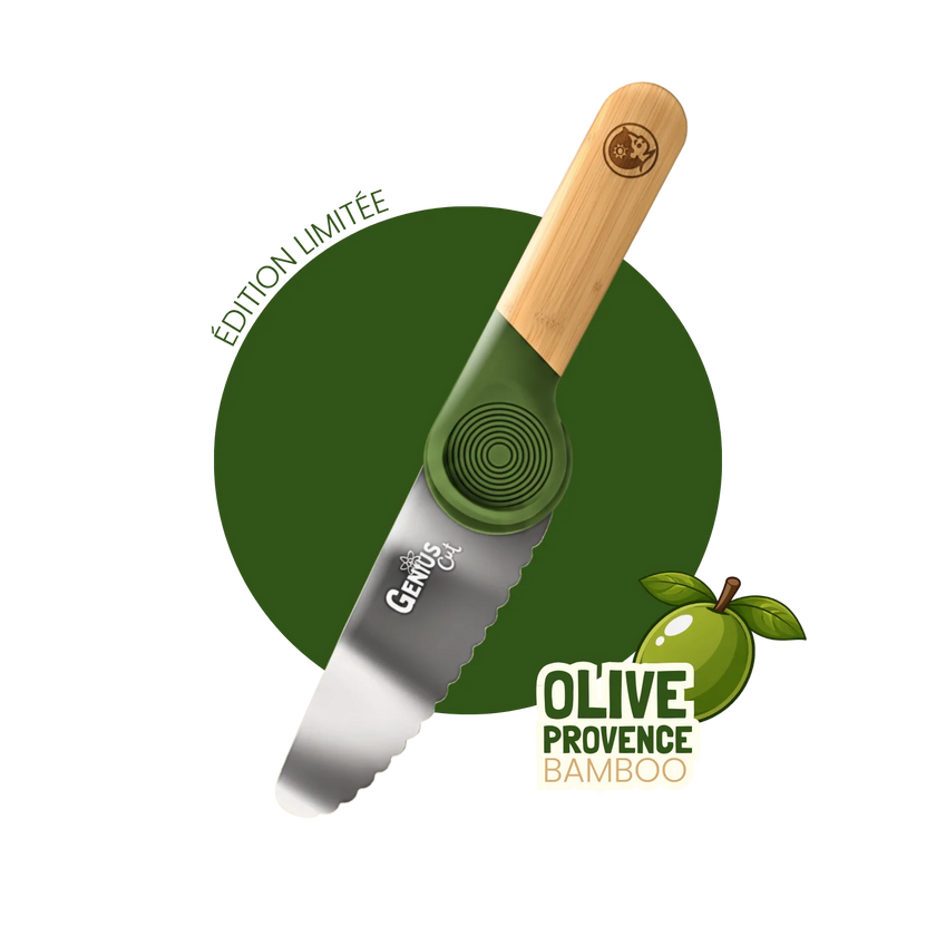 Couteau educatif olive les petits architectes