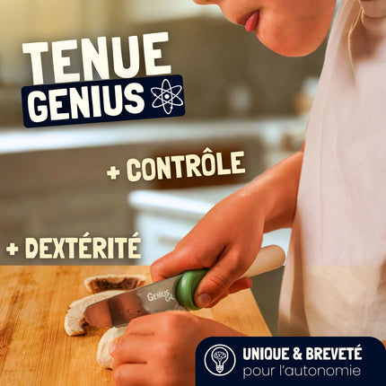 Couteau educatif vert