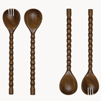 Couverts à Salade Anna en Bois – 30 cm