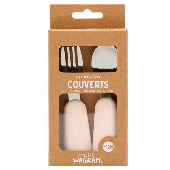 Couverts en silicone crème atelier wagram
