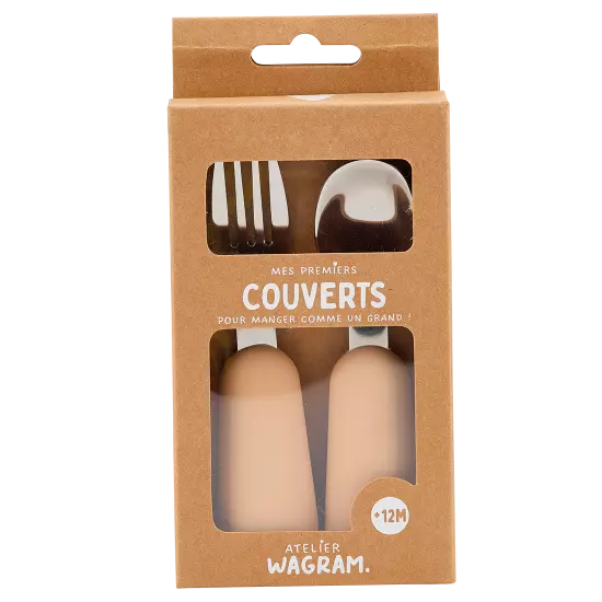 Couverts en silicone nougat atelier wagram