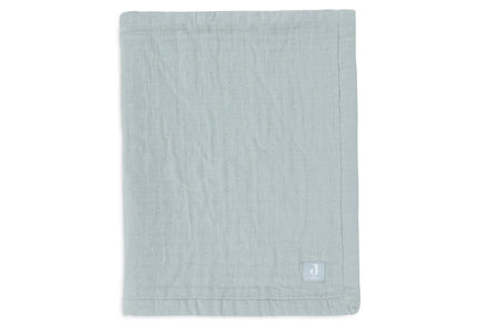 Couverture en gaze Sea Green Jacquard Jollein