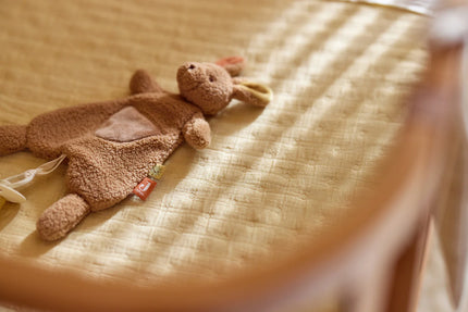 Couverture en gaze de coton jacquard vanilla Jollein