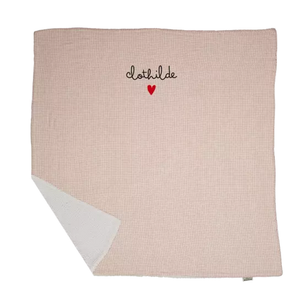 couverture pilou petit carreaux telier wagram