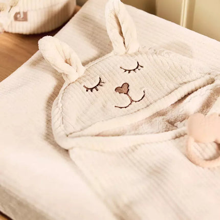 couverture lapin crème