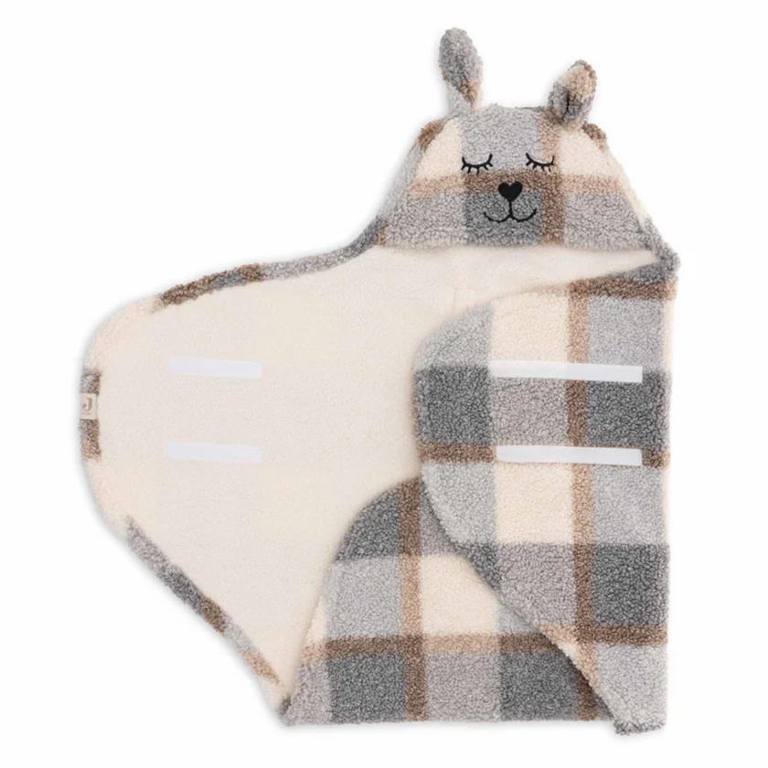 couverture lapin a carreaux 