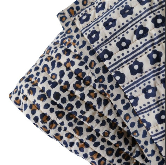 couverture leopard beige