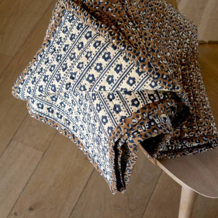couverture leopard beige