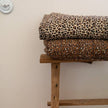 couverture leopard beige