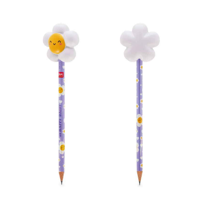 Crayon à papier avec fleur squishy Daisy – Legami