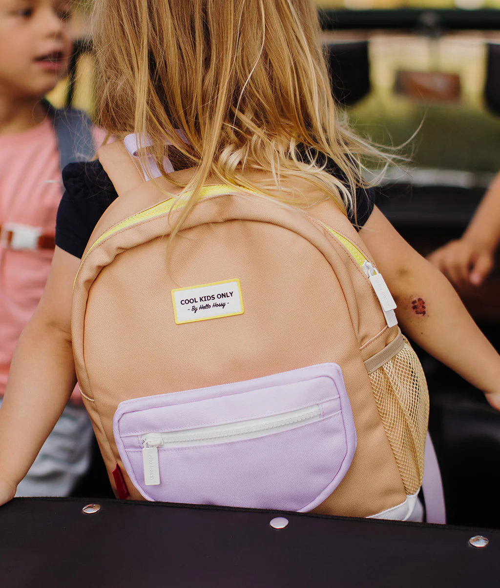 cartable rose et caramel