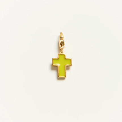 Charm PALAS - Croix Amarelo - jaune